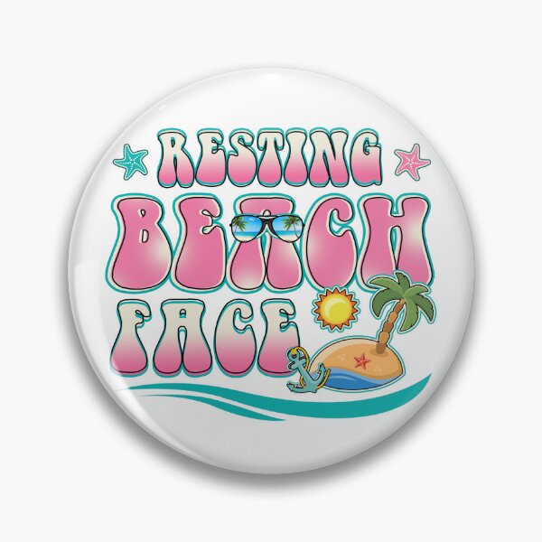 Item preview, Resting Beach Face, Tropical Summer Vibes, Beach Vibes designed and sold by desireedickens.