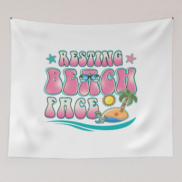 Item preview, Resting Beach Face, Tropical Summer Vibes, Beach Vibes designed and sold by desireedickens.