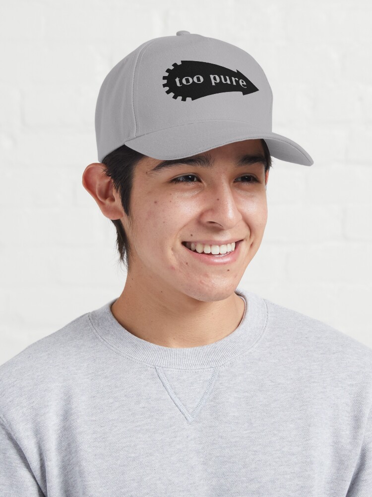 Too Pure indie record label design Black Cap