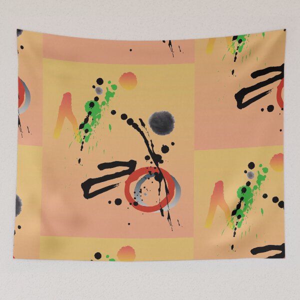 Item preview, Artistic Korean Calligraphy and Ink splashing. v5-1. designed and sold by hojeong-art.