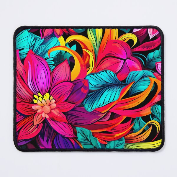 Item preview, Bold color-clash pattern - flower designed and sold by miss-keysmash.