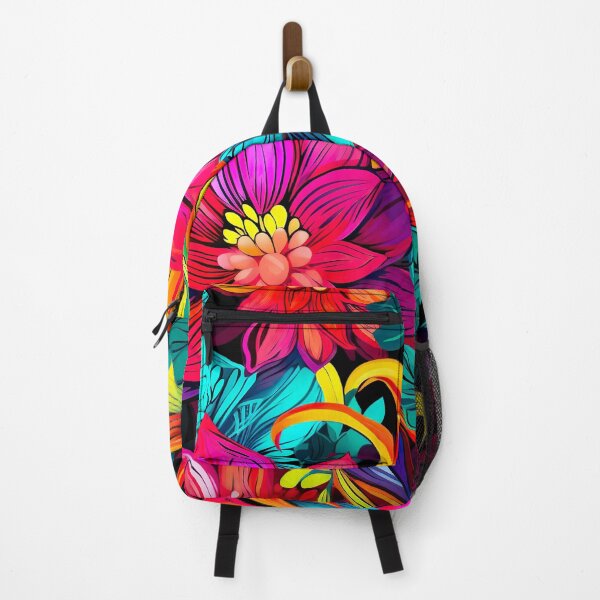 Item preview, Bold color-clash pattern - flower designed and sold by miss-keysmash.