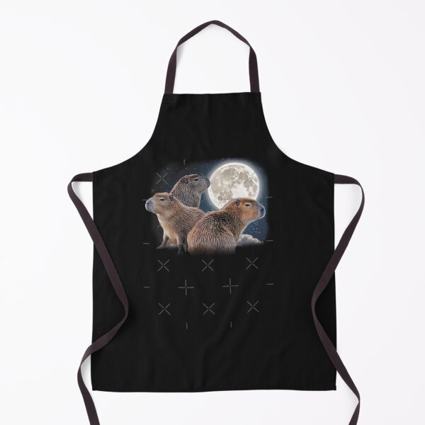 Item preview, Three Capybaras and Moon Funny Capybara Humor Parody designed and sold by AubreyWollerJ.
