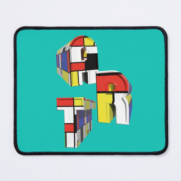 Item preview, El arte es vida, letras 3D, Piet Mondrian designed and sold by utaart.