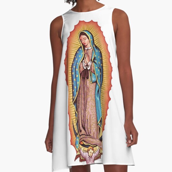Our Lady of Guadalupe Virgin Mary A-Line Dress