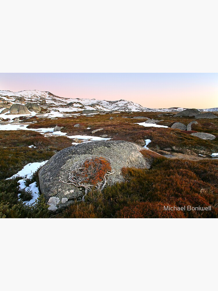 Wind swept valley, Kosciusko Nat. Park, Australia by Chockstone