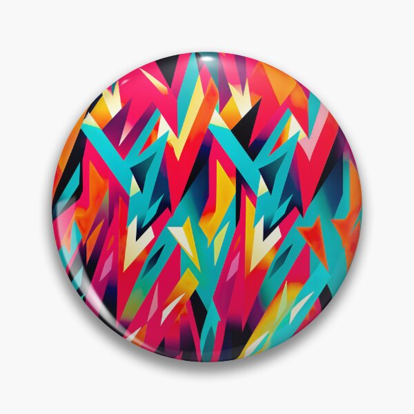 Item preview, Bold color-clash pattern designed and sold by miss-keysmash.