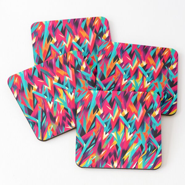 Item preview, Bold color-clash pattern designed and sold by miss-keysmash.