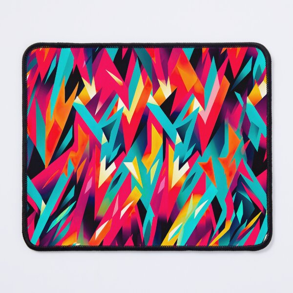 Item preview, Bold color-clash pattern designed and sold by miss-keysmash.