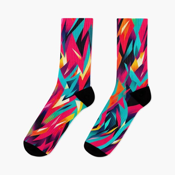 Item preview, Bold color-clash pattern designed and sold by miss-keysmash.