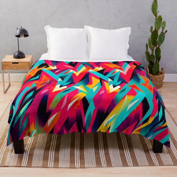 Item preview, Bold color-clash pattern designed and sold by miss-keysmash.