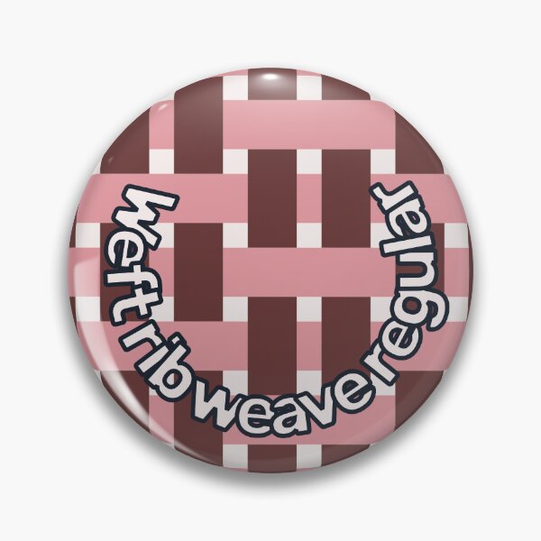 Item preview, Fabric Weave Types #04 - Weft Rib Weave Regular Pattern -  Ivory and Rose designed and sold by DesignCentrum.
