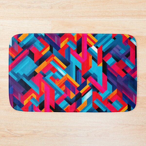 Item preview, Bold color-clash pattern designed and sold by miss-keysmash.