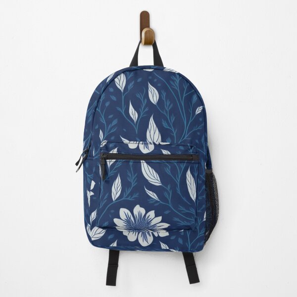 Item preview, Blue White Spring Summer Floral Pattern designed and sold by MagicalLuna.