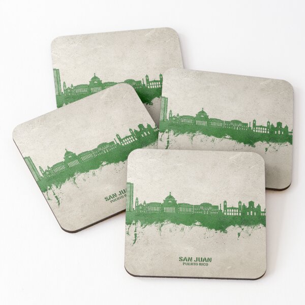Item preview, San Juan Puerto Rico Skyline designed and sold by ArtPrints.