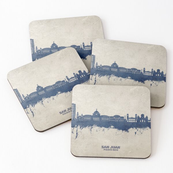 Item preview, San Juan Puerto Rico Skyline designed and sold by ArtPrints.