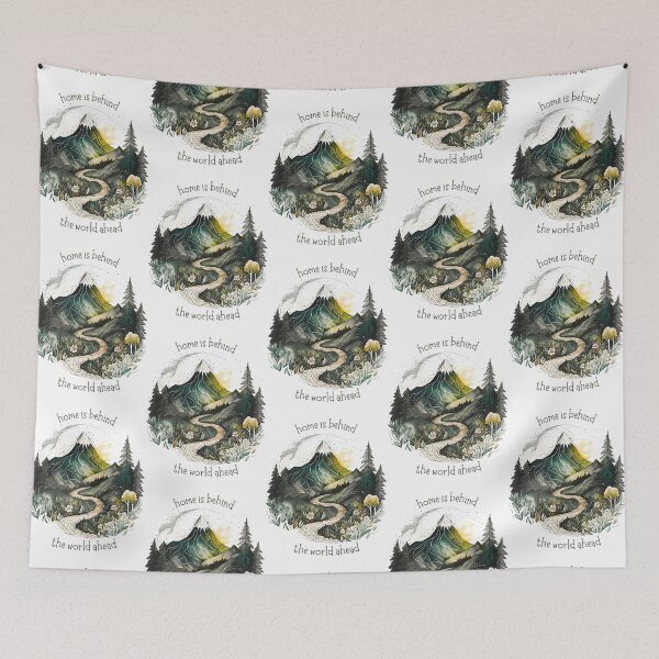 Item preview, Home Is Behind, the World Ahead  designed and sold by wishboutic.