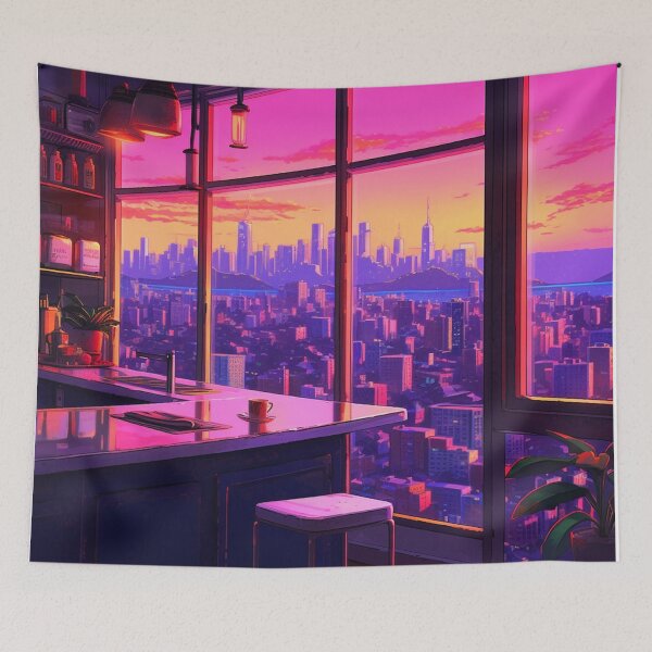 Item preview, Modern city view designed and sold by RedCosmos-.