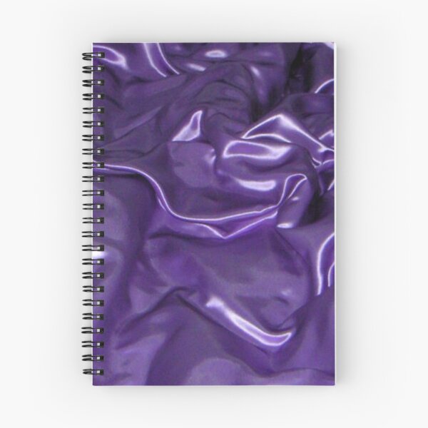 Item preview, Closeup Of Rippled Purple Satin Fabric designed and sold by taiche.