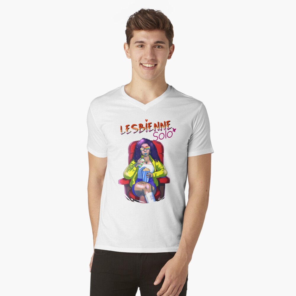 Aperçu de l'œuvre T-shirt col V créée et vendue par Reine-Dibussi.