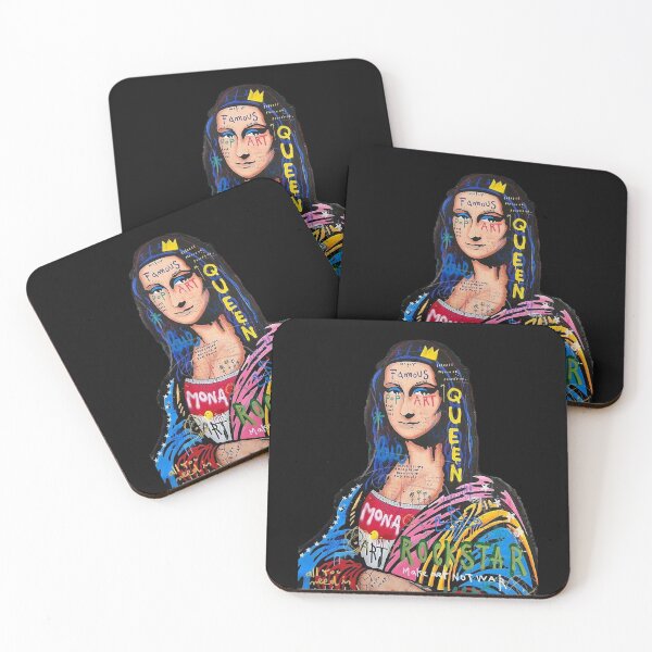 Item preview, Mona Lisa Street Graphic (Black) designed and sold by Zheap14.