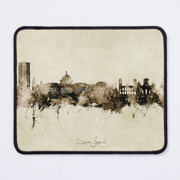 Item preview, San Juan Puerto Rico Skyline designed and sold by ArtPrints.