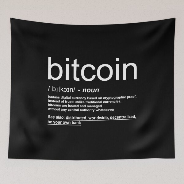Item preview, Bitcoin Definition designed and sold by KsuAnn.