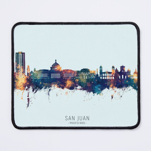 Item preview, San Juan Puerto Rico Skyline designed and sold by ArtPrints.