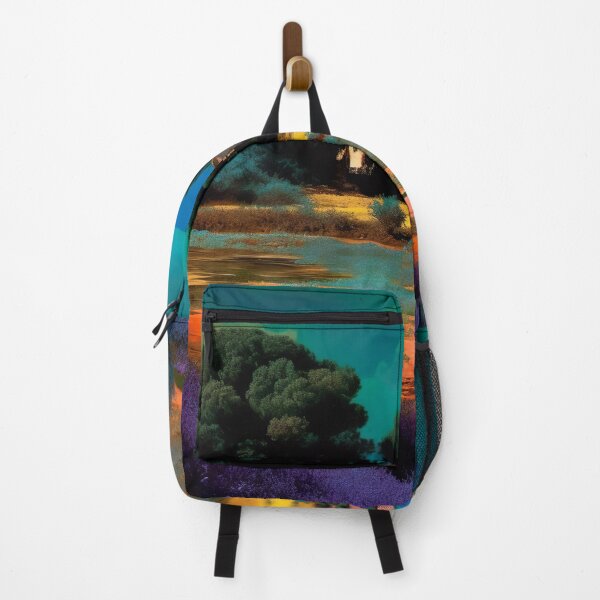 Item preview, Riviera landscape painting in the style of an oil painting designed and sold by Pflugart.