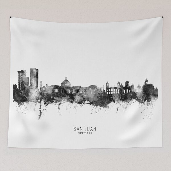 Item preview, San Juan Puerto Rico Skyline designed and sold by ArtPrints.