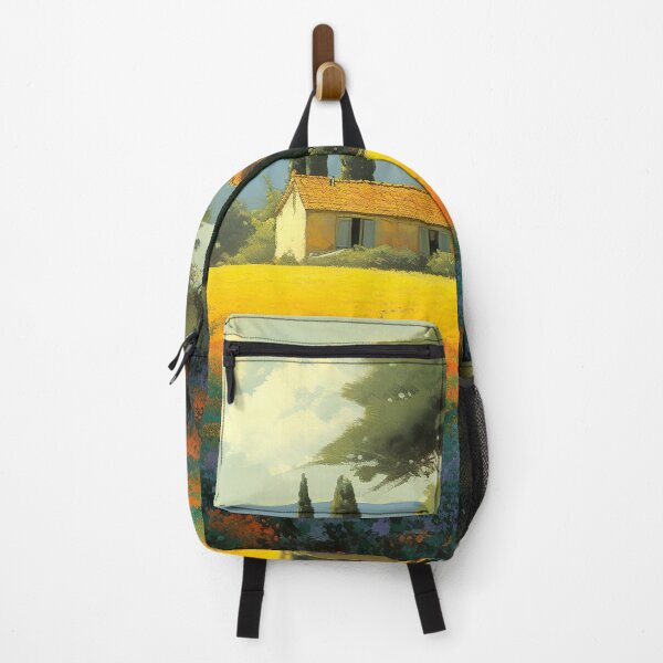 Item preview, Riviera landscape painting in the style of an oil painting designed and sold by Pflugart.