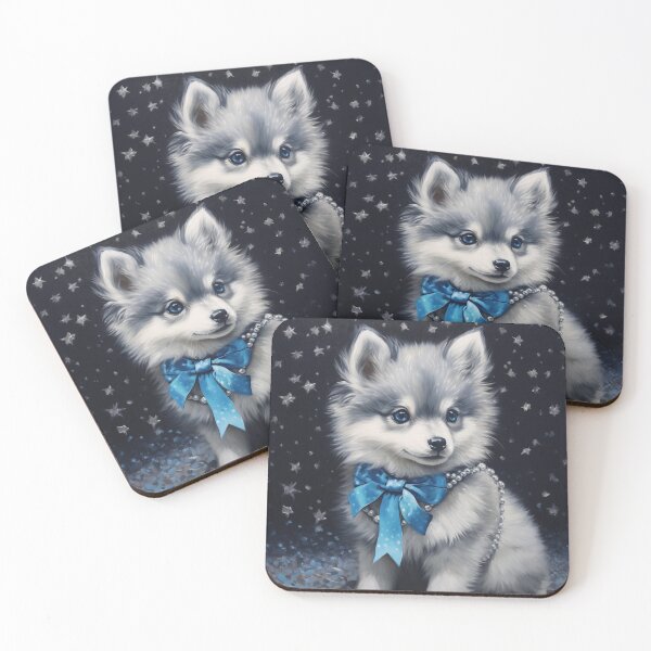 Item preview, Pomsky In Snow designed and sold by Nocturne  Paws.