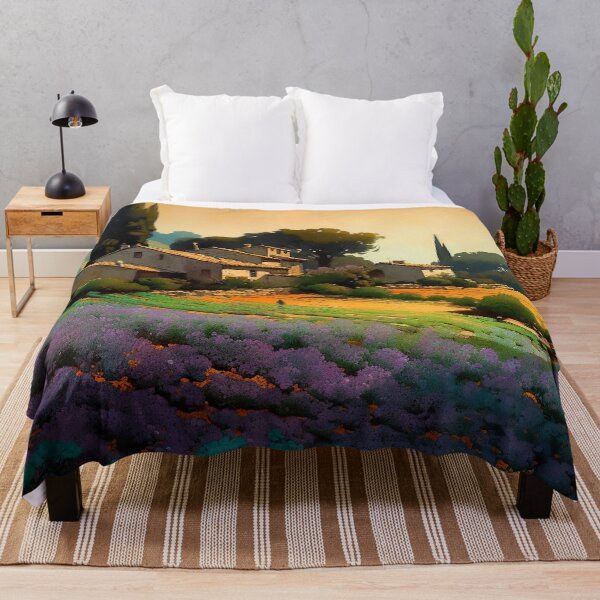 Item preview, Riviera landscape painting in the style of an oil painting designed and sold by Pflugart.