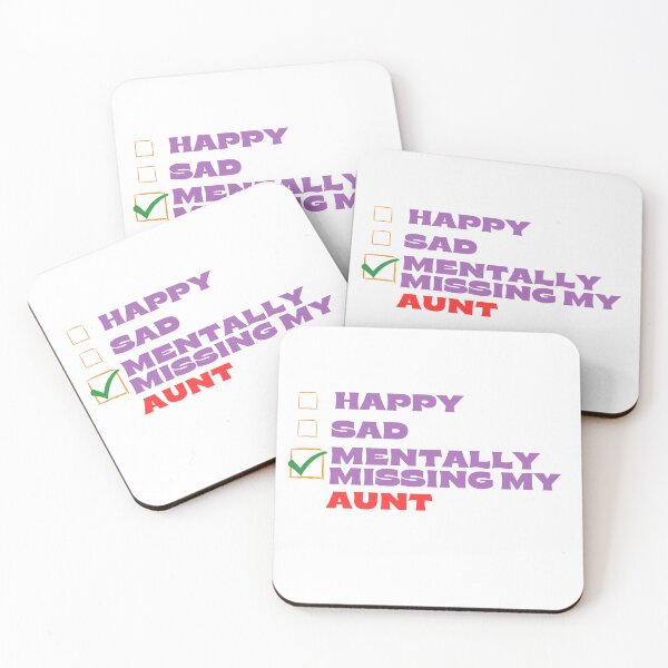 Item preview, Mentally Missing My Aunt designed and sold by Itsheartshop.