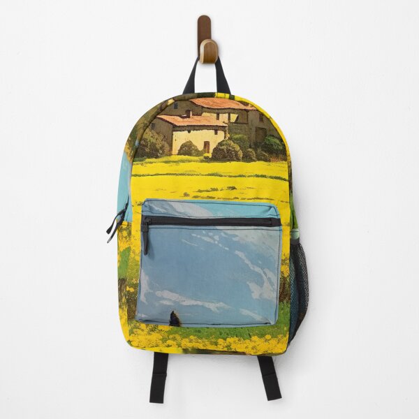 Item preview, Riviera landscape painting in the style of an oil painting designed and sold by Pflugart.