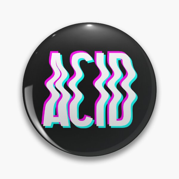 Item preview, Glitch blurry inscription ACID designed and sold by polinmr.