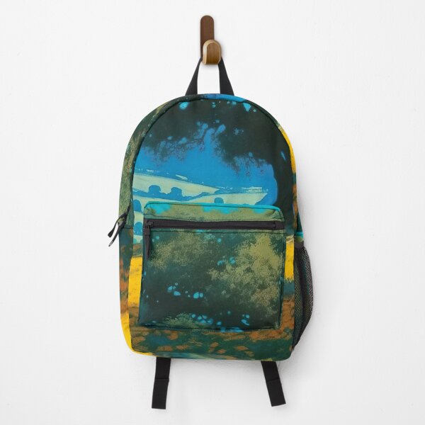 Item preview, Riviera landscape painting in the style of an oil painting designed and sold by Pflugart.
