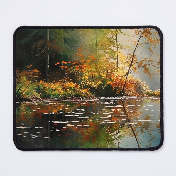 Item preview, Morning mood at the lake in the style of a watercolor designed and sold by Pflugart.