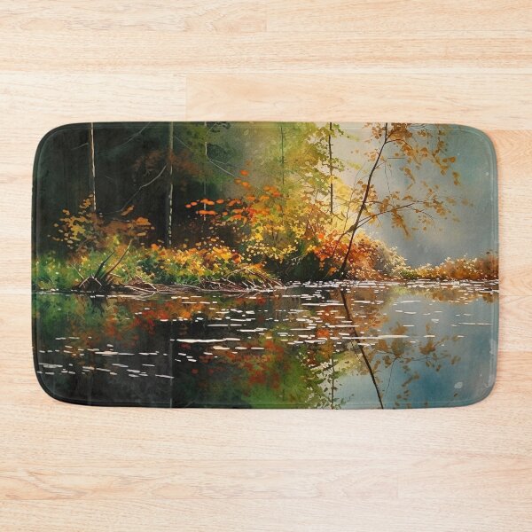Item preview, Morning mood at the lake in the style of a watercolor designed and sold by Pflugart.
