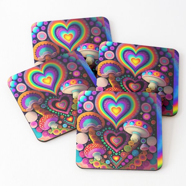 Item preview, Trippy Magic Mushroom Love designed and sold by Digital-Fusion.