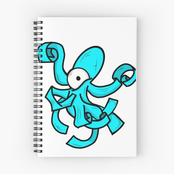 Item preview, paper octopus designed and sold by dibujosarts.