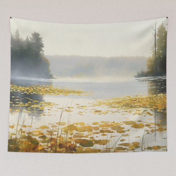 Item preview, Morning mood at the lake in the style of a watercolor designed and sold by Pflugart.