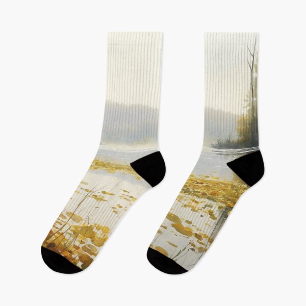 Item preview, Morning mood at the lake in the style of a watercolor designed and sold by Pflugart.