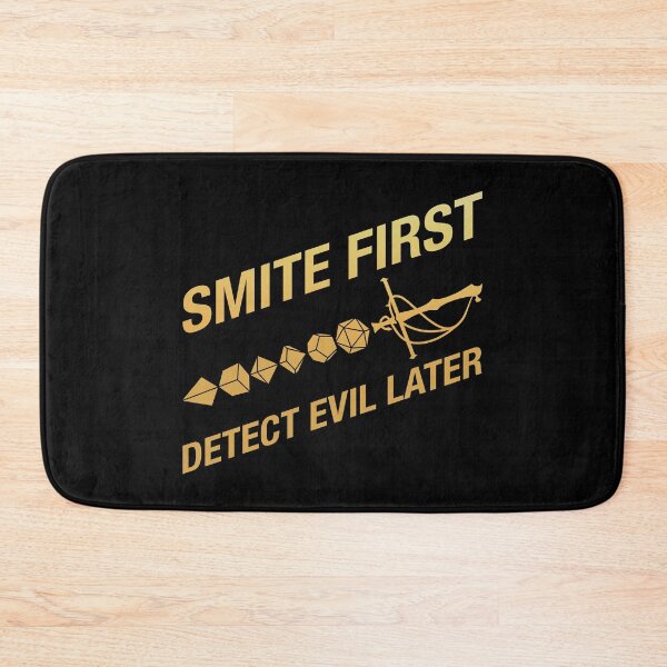 Item preview, Smite First Detect Evil Later Funny Paladin designed and sold by pixeptional.