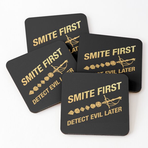 Item preview, Smite First Detect Evil Later Funny Paladin designed and sold by pixeptional.