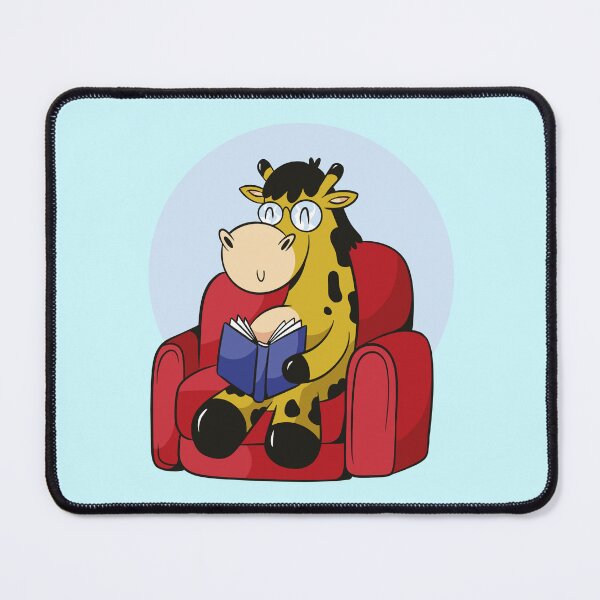 Item preview, Giraffe Book Lover Coach Potato | Book Therapy | Book World | Therapeutic | Obsessed With Books designed and sold by MJDezigns.
