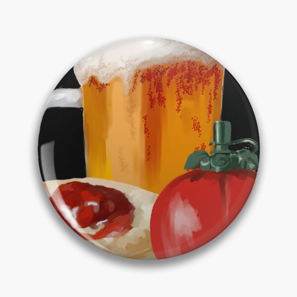 Item preview,  pie n sauce,   dark background designed and sold by carole hirst.