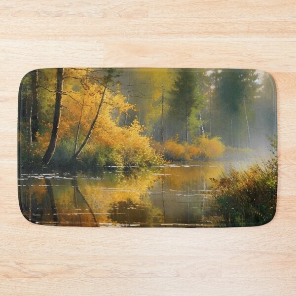 Item preview, Morning mood at the lake in the style of a watercolor designed and sold by Pflugart.