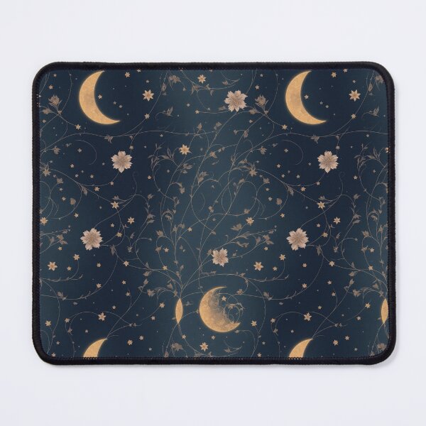 Item preview, Celestial and Botanical Seamless Pattern 08: Botanic Starry Night designed and sold by Floral Fiesta Designs.