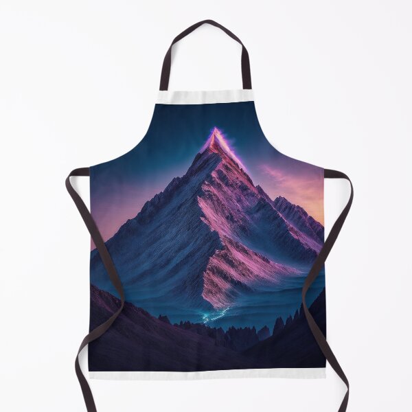 Item preview, A Jagged Peak with a View of the Surrounding Mountains, Ai Generated Art designed and sold by AiGens.